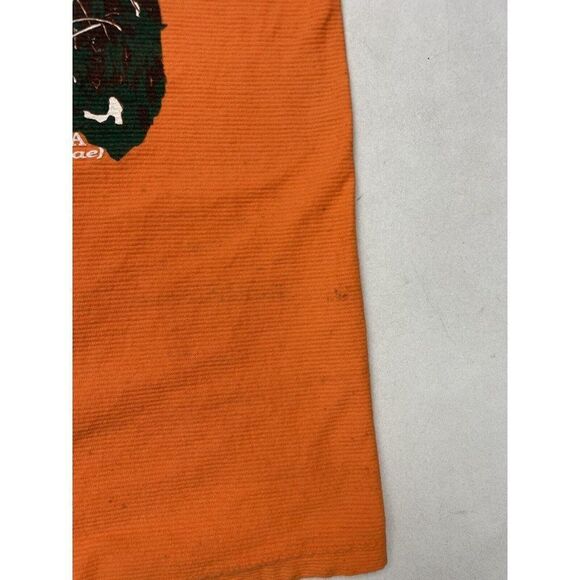 VINTAGE Excursion China Giant Panda Graphic T-shirt Men Large Orange USA 90s - Picture 4 of 11